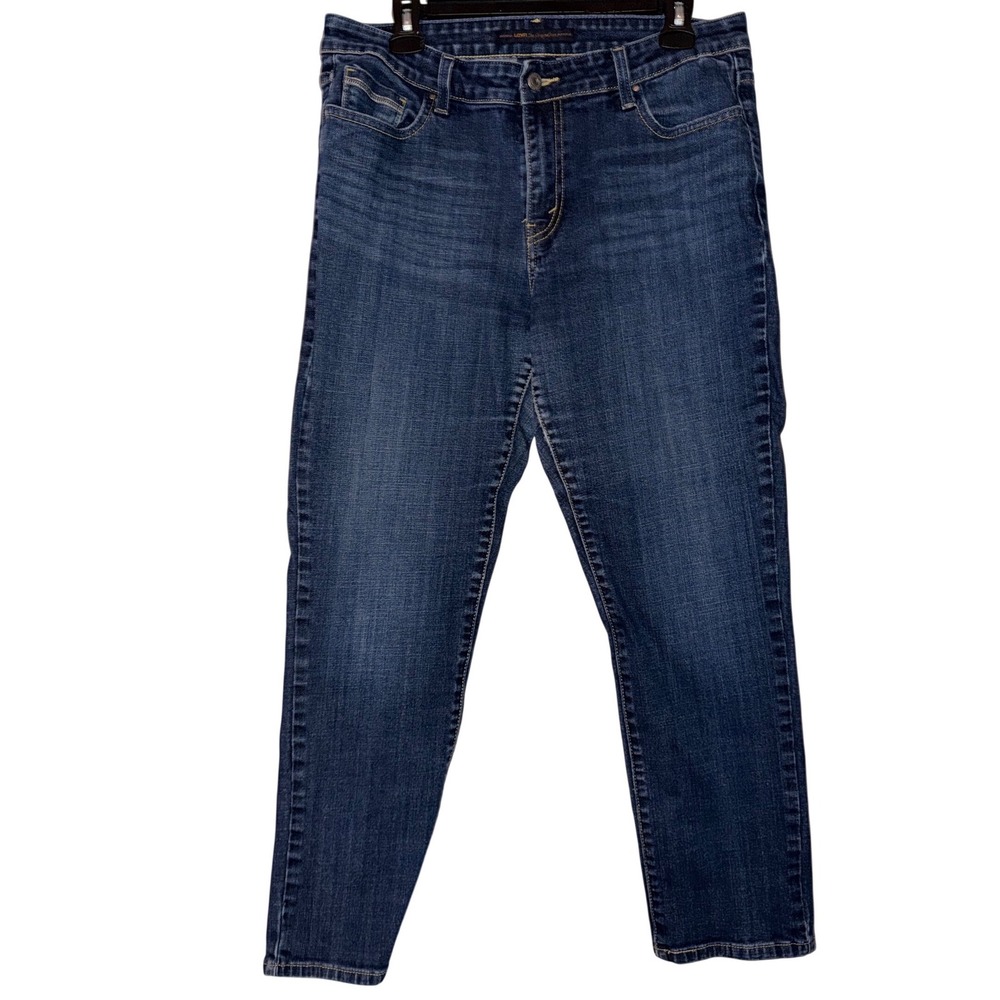 Levi's Mid Rise Skinny Jeans Women's‎ Size 14 Medium Wash The Original Jean